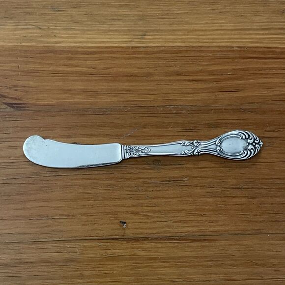 Frank Whiting Flat Handle Butter Knife Spreader Victoria-Florence Sterling 1905 - Picture 2 of 6
